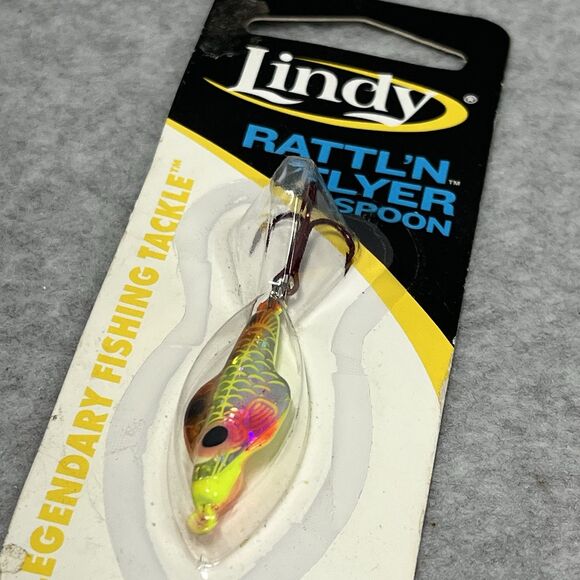 Rattln Flyer Spoon Lindy and Slender Spoon Custom Jigs Spins Open Water Fishing - Picture 2 of 5